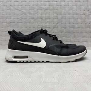 Nike Air Max Thea Shoes Womens Size 7.5‎ Black Mesh Running Cushioned Sneakers